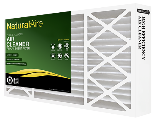16x25x4-1/2 NaturalAire Choice Allergen MERV 8 Filters (2 pack)