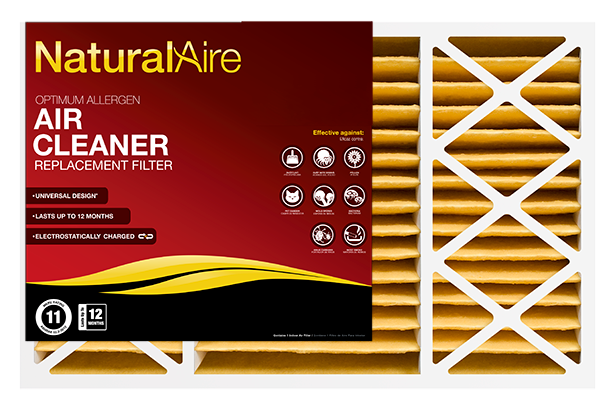 16x25x4-1/2 NaturalAire Optimum Allergen MERV 11 Filters (2 pack)