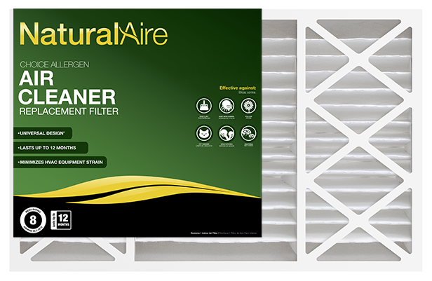 20x20x5 NaturalAire Choice Allergen MERV 8 Filters (2 pack)