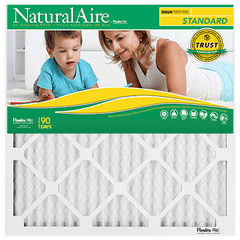 Flanders AAF Pleated Filter Naturalaire Standard MERV 8 Filters (12 pack)
